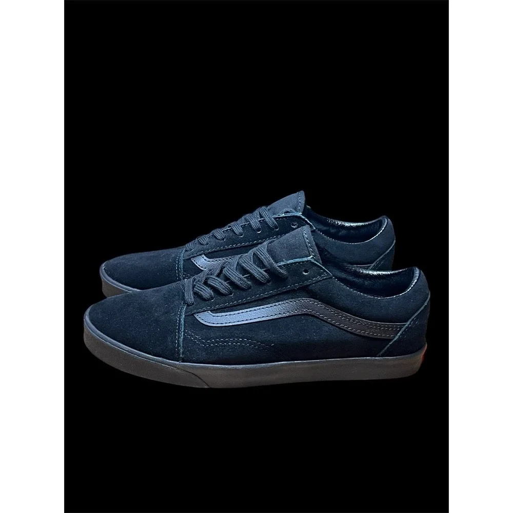 Size 5.5 - Vans Old‎ Skool Lowpro Unisex Black - VN000D3HBKA